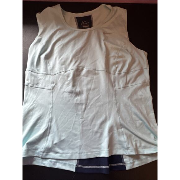 Nike Women's One Classic Dri-Fit Tank Top Size X-Large $40 Teal - Picture 4 of 6